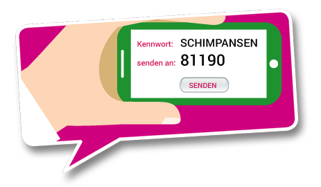 Grafik Spende per SMS